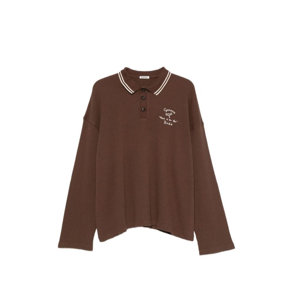 Bode Brown Polo Shirts Men
